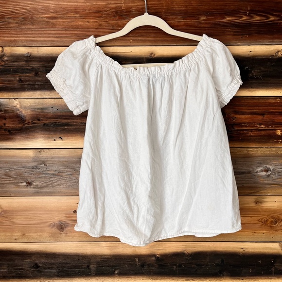 Boho White Top - Picture 1 of 7